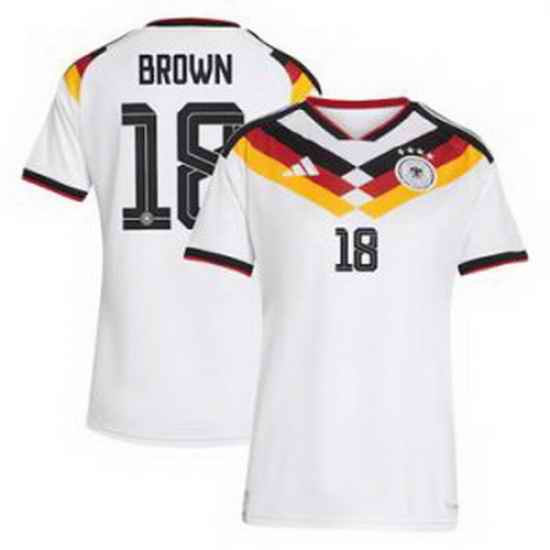Women 18Nathaniel Brown Germany National Team Jersey   6